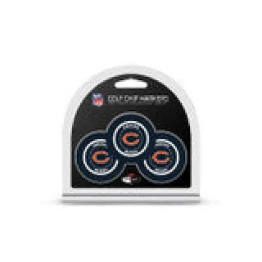 Chicago Bears Golf Chip with Marker 3 Pack Sports Fan Accessories