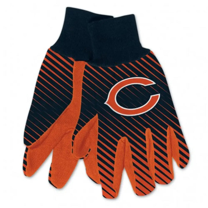 Chicago Bears Two Tone Adult Size Gloves Gloves