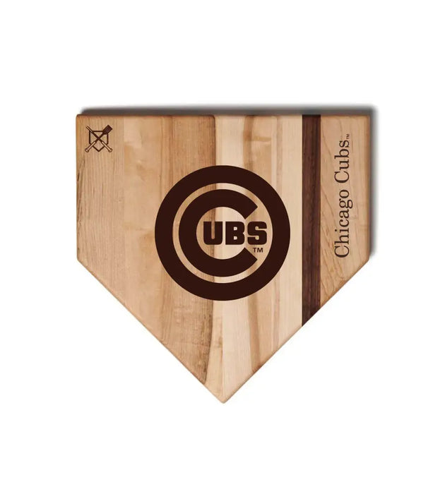 Chicago Cubs Home Plate Cutting Boards | Multiple Sizes | Multiple Designs Chicago Cubs ’Cubs’ Home Plate / 12’’x12’’