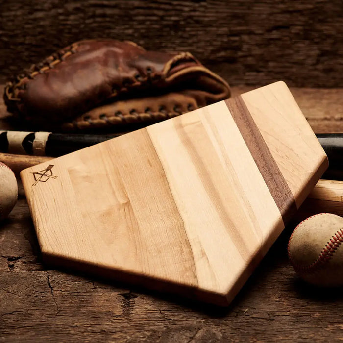 Chicago Cubs Home Plate Cutting Boards | Multiple Sizes | Multiple Designs Cutting Board