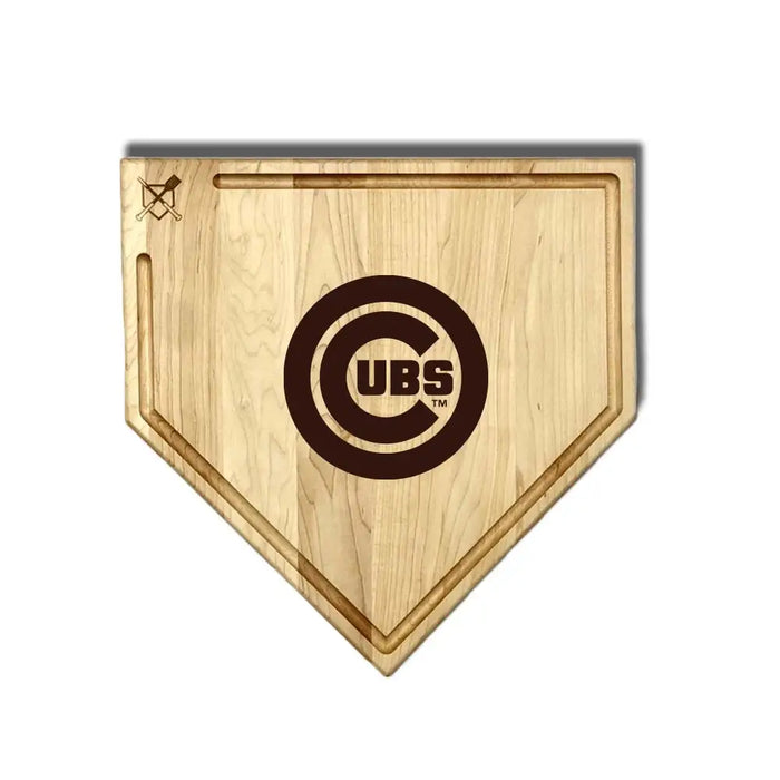 Chicago Cubs Home Plate Cutting Boards | Multiple Sizes | Multiple Designs Chicago Cubs ’Cubs’ Home Plate Cutting Board