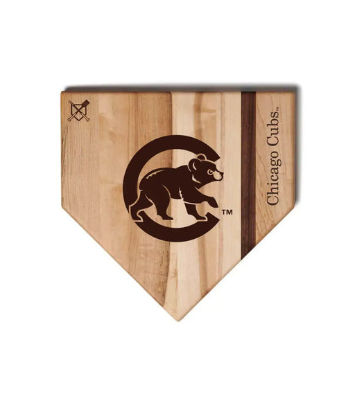 Chicago Cubs Home Plate Cutting Boards | Multiple Sizes | Multiple Designs Chicago Cubs ’Cubby Bear’ Home Plate