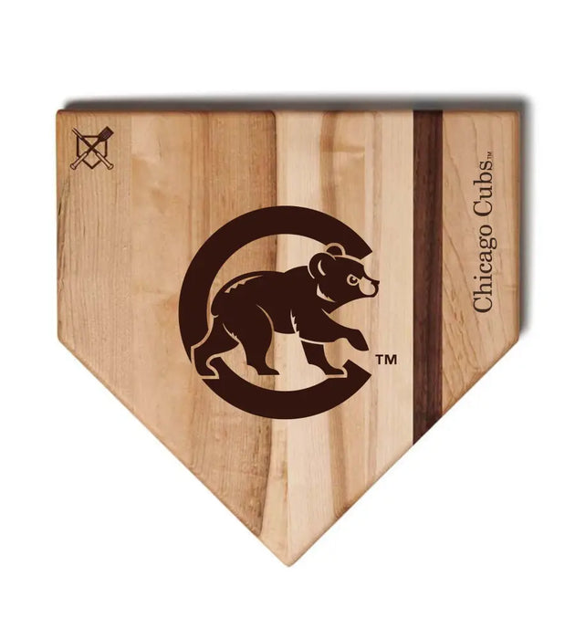 Chicago Cubs Home Plate Cutting Boards | Multiple Sizes | Multiple Designs Chicago Cubs ’Cubby Bear’ Home Plate