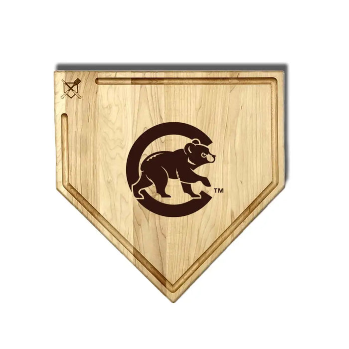 Chicago Cubs Home Plate Cutting Boards | Multiple Sizes | Multiple Designs Chicago Cubs ’Cubby Bear’ Home Plate Cutting