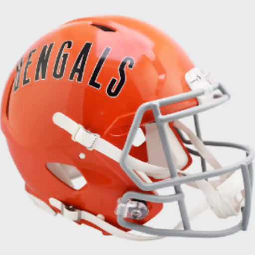 Cincinnati Bengals 1968 to 1979 Full Size Speed Authentic Throwback Helmet- NFL. Helmets