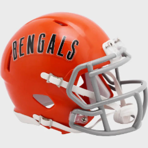 Cincinnati Bengals 1968 to 1979 Riddell Mini Speed Throwback Helmet - NFL Helmet