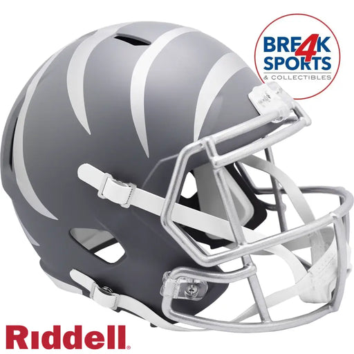 Cincinnati Bengals Full Size Replica Speed Slate Helmet NFL Helmet