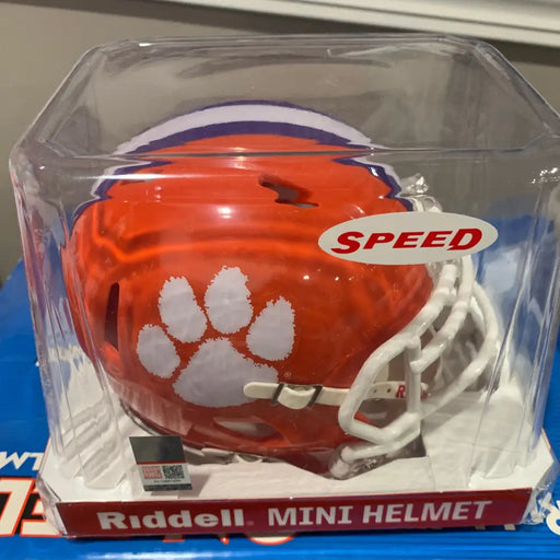Clemson Tigers Mini Speed Football Helmet - NCAA Helmets