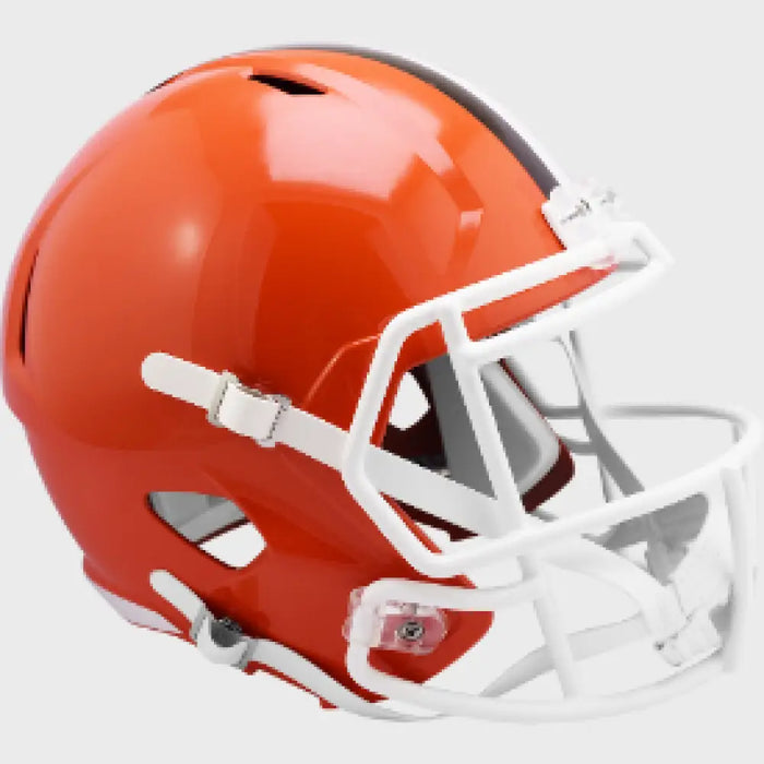Cleveland Browns Full Size 1975 to 2005 Speed Replica Throwback Helmet - NFL Helmets