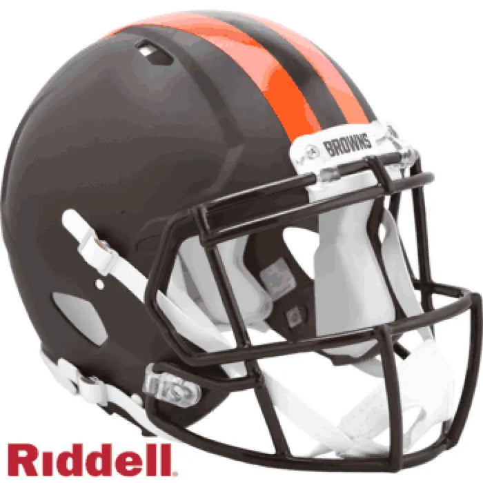 Cleveland Browns Full Size Speed Replica Football Helmet 2025 Alternate On-Field - NFL Helmets
