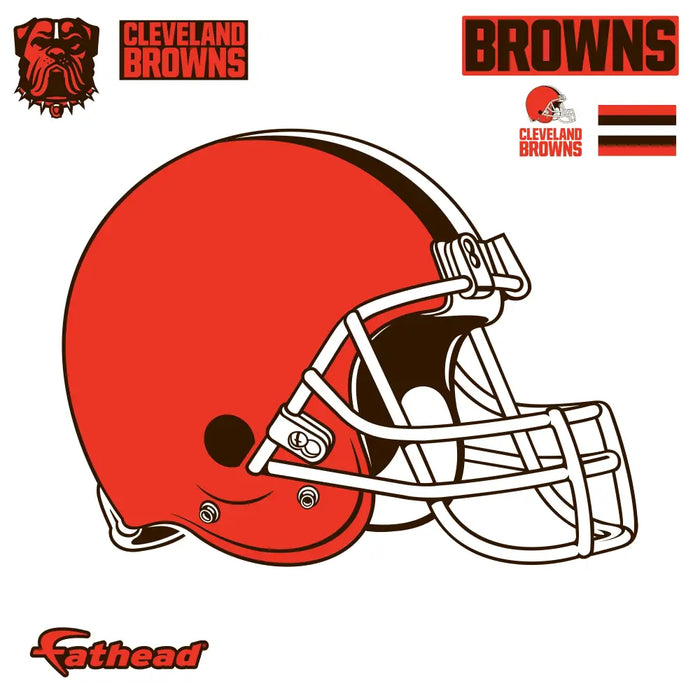 Cleveland Browns - RealBig Logo Collection - Official NFL - Reusable Vinyl Wall Decals Vinyl Die-Cut Logo