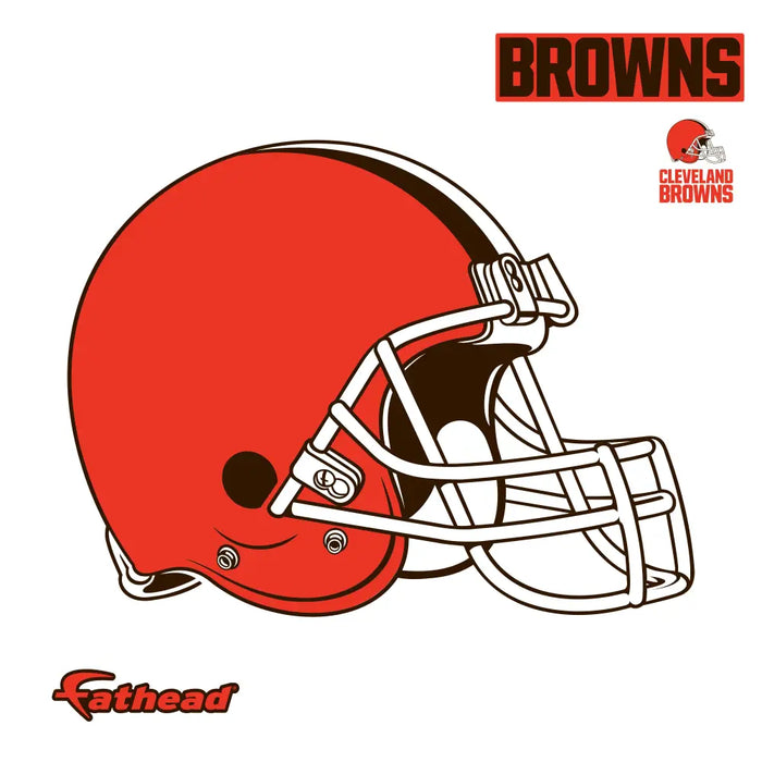 Cleveland Browns - RealBig Logo Collection - Official NFL - Reusable Vinyl Wall Decals Vinyl Die-Cut Logo