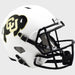 Colorado Buffaloes Full Size Speed Replica Football Helmet Matte White - NCAA Helmets