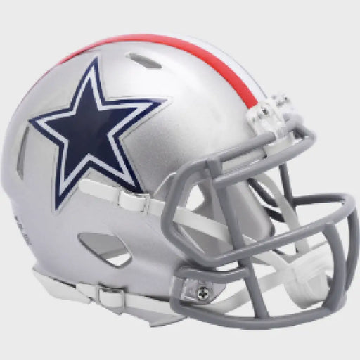 Dallas Cowboys 1976 Riddell Mini Speed Throwback Helmet - NFL Helmets