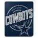 Dallas Cowboys Blanket 50x60 Fleece Campaign Design Sports Fan Accessories