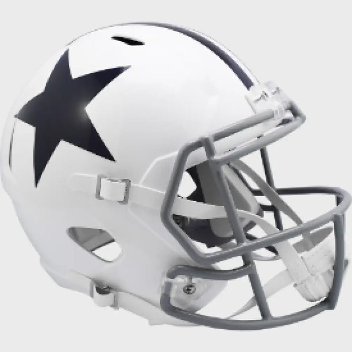 Dallas Cowboys Full Size 1960 to 1963 Speed Replica Throwback Helmet - NFL Helmets