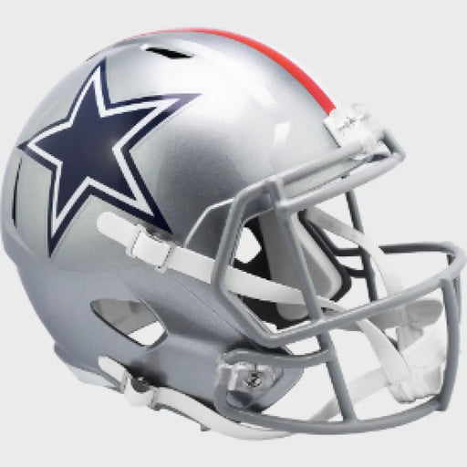 Dallas Cowboys Full Size 1976 Speed Replica Throwback Helmet - NFL Helmets