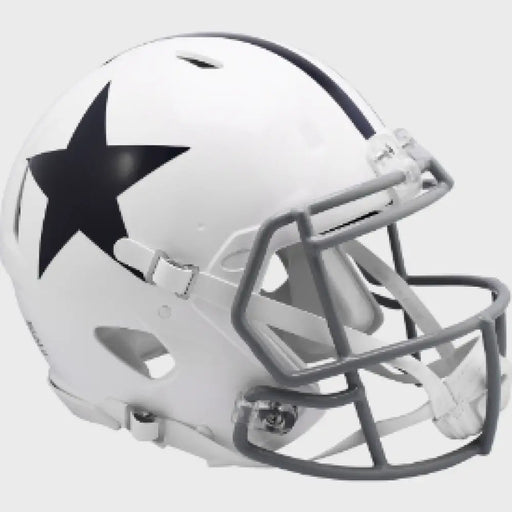 Dallas Cowboys Full Size Authentic 1960 to 1963 Speed Throwback Football Helmet - NFL Helmets