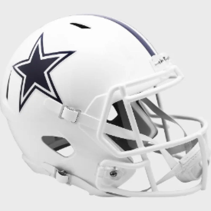 Dallas Cowboys Full Size Speed Replica Football Helmet Alternate 2022 - NFL Helmets