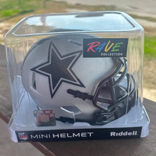Dallas Cowboys NFL Mini Speed Football Helmet RAVE Helmets