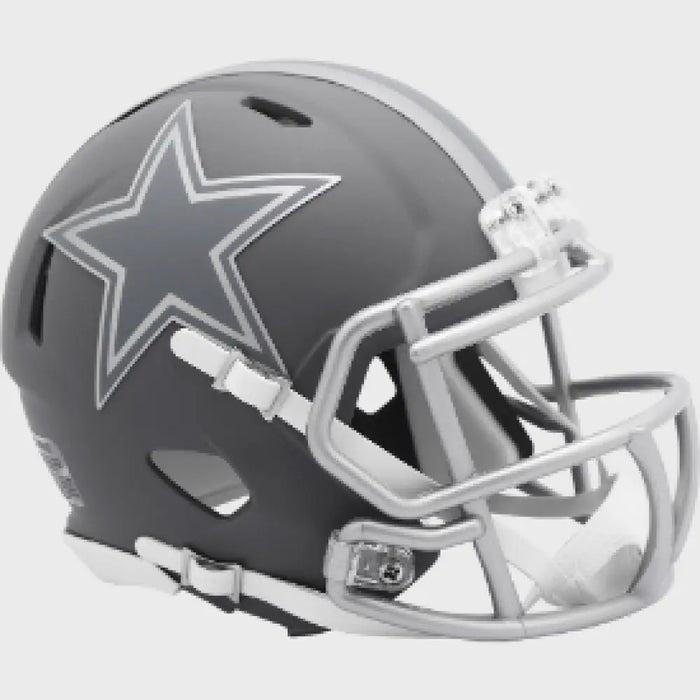 Dallas Cowboys NFL Mini Speed Football Helmet SLATE Helmets