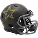 Dallas Cowboys SALUTE TO SERVICE 4 Mini Speed Football Helmet NFL Helmets