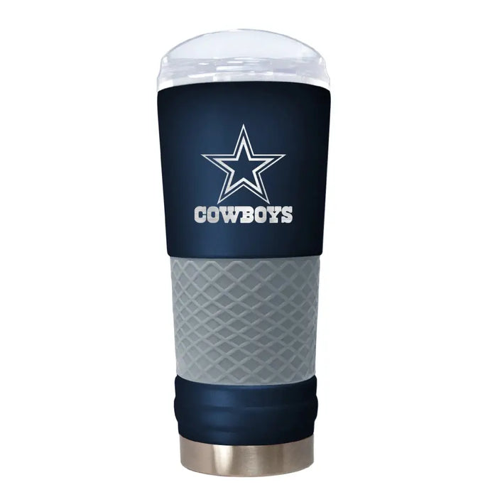 Dallas Cowboys ’The Draft’ 24 oz. Stainless Steel Travel Tumbler Drinkware - Travel Mugs