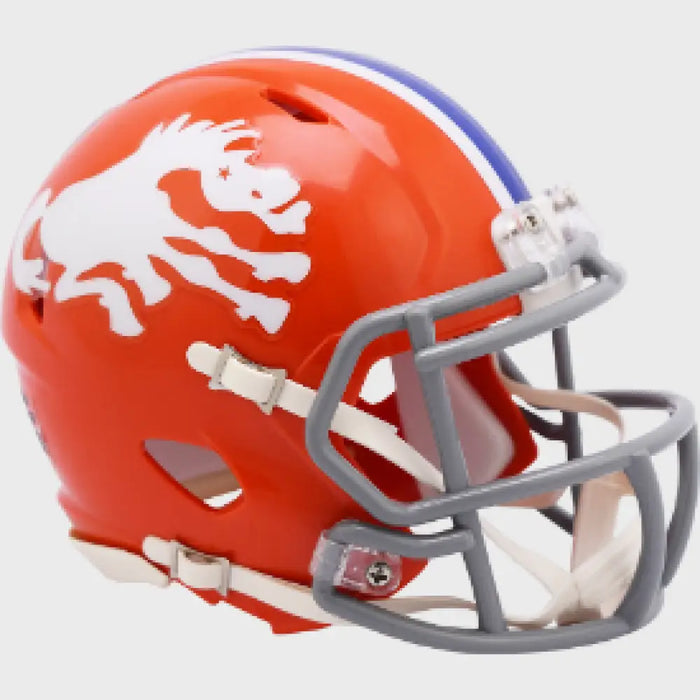 Denver Broncos 1966 Riddell Mini Speed Throwback Helmet - NFL Helmets