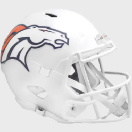 Denver Broncos Full Size Speed Replica Football Helmet 2024 On-Field Alternate - NFL Helmets