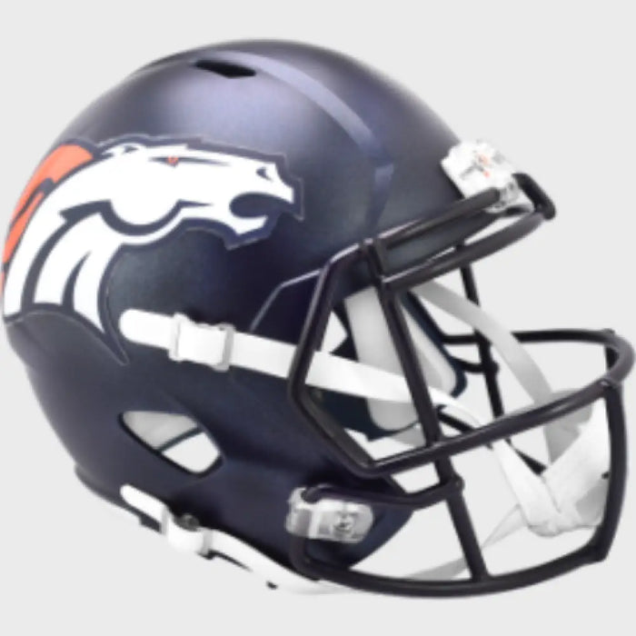 Denver Broncos Full Size Speed Replica Football Helmet Primary - NFL Helmets