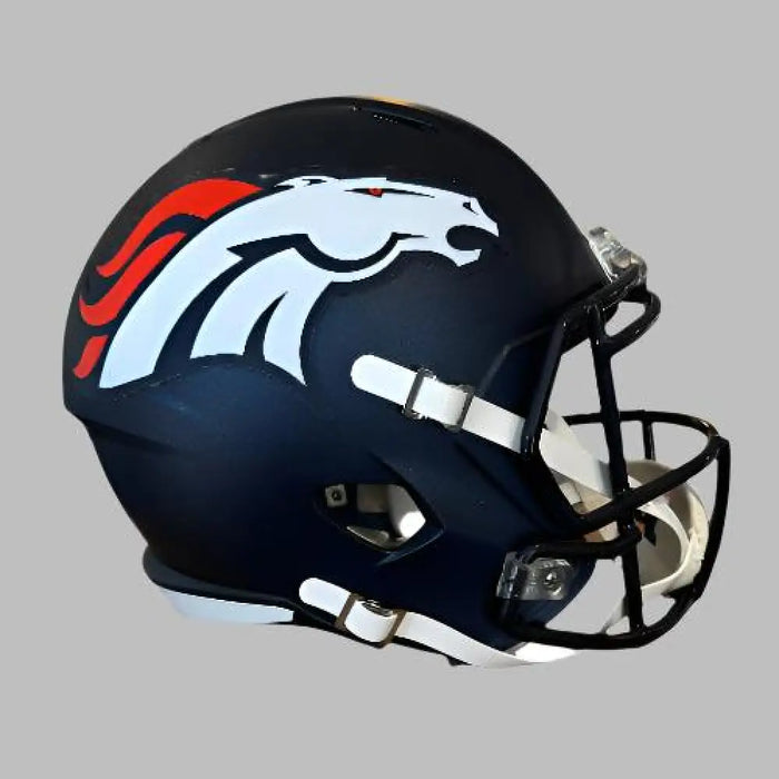 Denver Broncos Full Size Speed Replica Football Helmet Primary - NFL Helmets