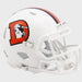 Denver Broncos NFL Mini Speed Football Helmet 2023 Snowcapped Helmets