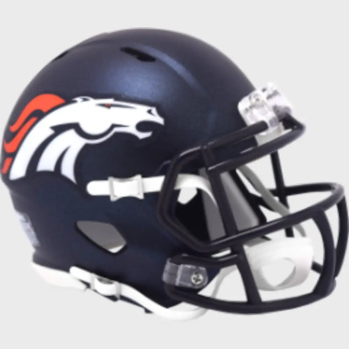 Denver Broncos NFL Mini Speed Football Helmet 2024 Primary Helmets