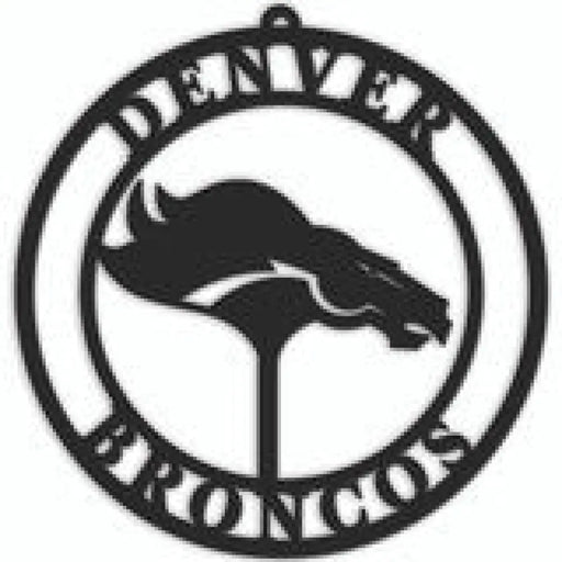 Denver Broncos Sign Door Hanger 16 Inch Sports Collectibles