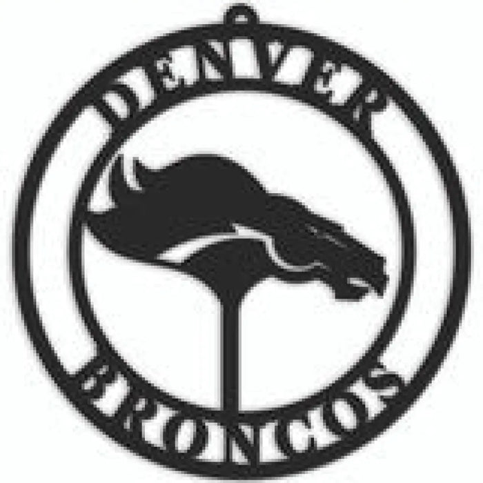 Denver Broncos Sign Door Hanger 16 Inch Sports Collectibles