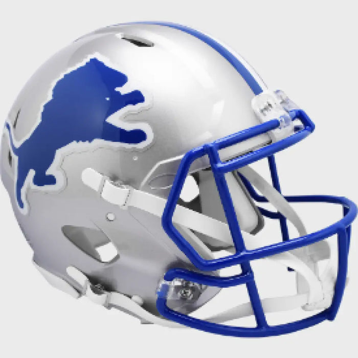 Detroit Lions Full Size Authentic 1983 to 2002 Speed Throwback Football Helmet - NFL Helmets