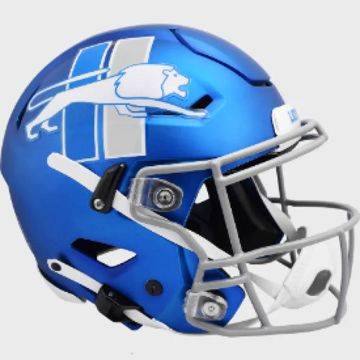 Detroit Lions Full Size Authentic SpeedFlex Football Helmet 2023 Alternate On-Field - NFL Helmets