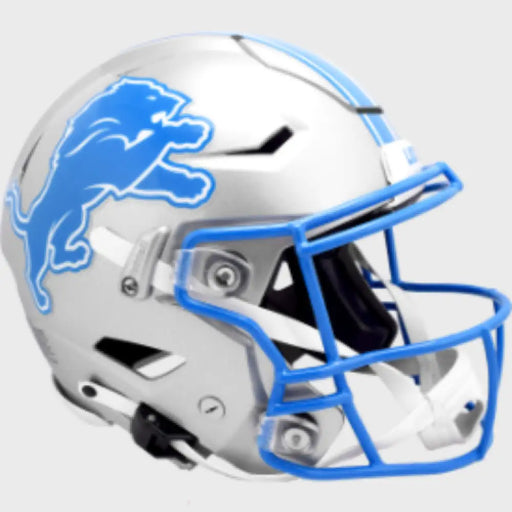 Detroit Lions Full Size Authentic SpeedFlex Football Helmet 2024 Primary - NFL Helmets
