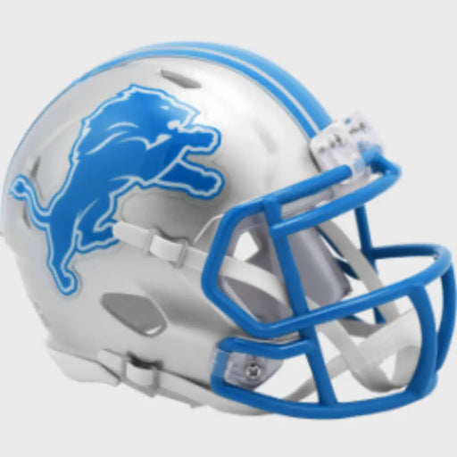 Detroit Lions NFL Mini Speed Football Helmet 2024 Primary Helmets
