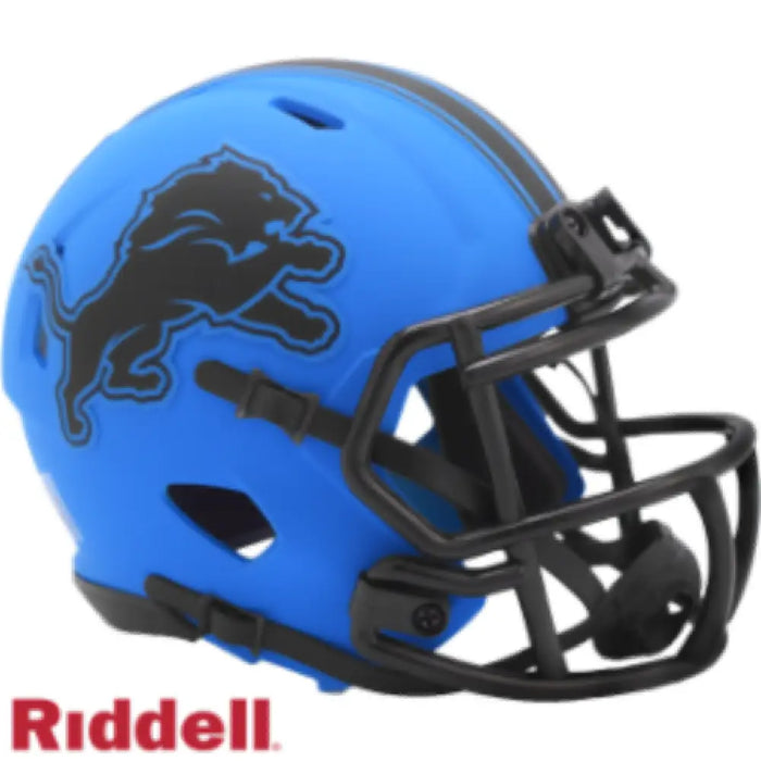 Detroit Lions NFL Mini Speed Football Helmet RAVE Helmets