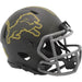 Detroit Lions NFL SALUTE TO SERVICE 4 Mini Speed Football Helmet NFL Helmets