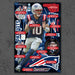 Drake Maye - RealBig Collection - Official NFL - New England Patriots - Reusable Vinyl Wall Decals Vinyl Die-Cut