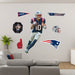 Drake Maye - RealBig Collection - Official NFL - New England Patriots - Reusable Vinyl Wall Decals LARGE (Life-Size)