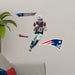 Drake Maye - RealBig Collection - Official NFL - New England Patriots - Reusable Vinyl Wall Decals SMALL +3 Decals