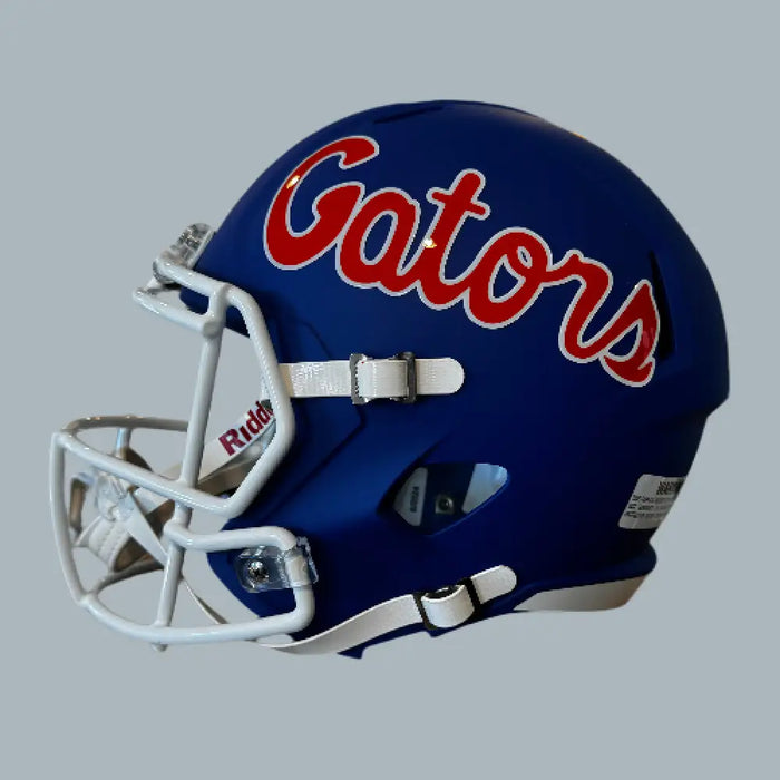 Florida Gators Full Size Speed Replica Football Helmet Matte Blue - NCAA Helmets