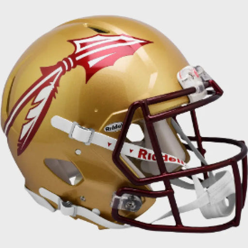 Florida State Seminoles Full Size Authentic Speed Football Helmet Metallic Paint - NCAA Helmets