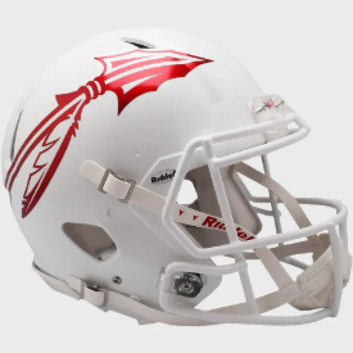 Florida State Seminoles Full Size Authentic Speed Football Helmet White White - NCAA Helmets