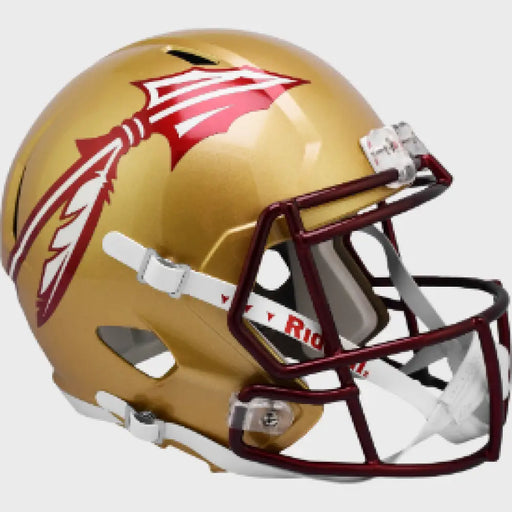 Florida State Seminoles Full Size Speed Replica Football Helmet Metallic Paint - NCAA Helmets