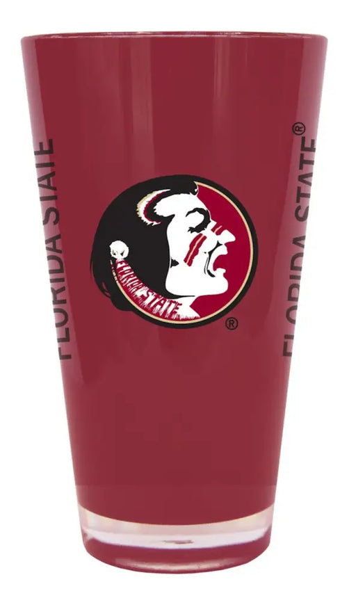 Florida State Seminoles Glass 20oz Pint Plastic Insulated Sports Collectibles