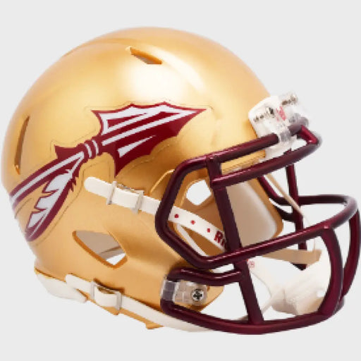 Florida State Seminoles NCAA Mini Speed Football Helmet Metallic Paint Helmets